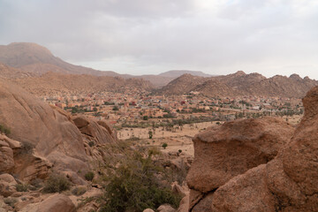 Landscape of Tafraoute, Morocco