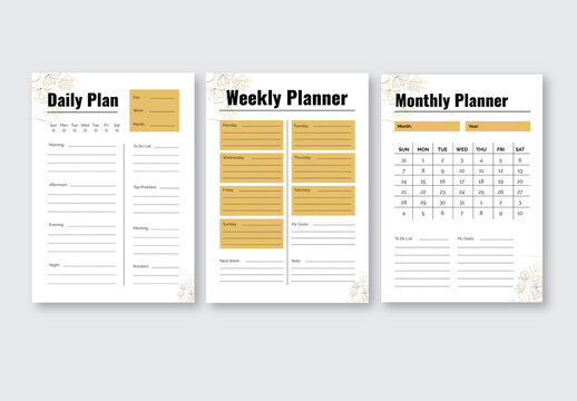 Personal Planner Layout