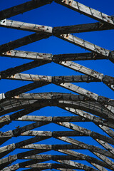 structure of a building, Boston, USA