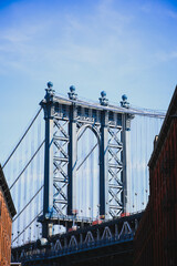 bridge over the river, Brooklyn Bridge, New york, USA
