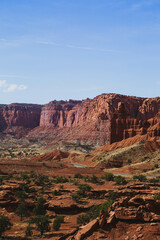 red rock canyon, Capitol Reef National Park, NPS,  USA