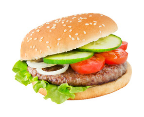 Hamburger Hintergrund transparent