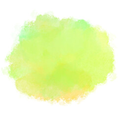 green watercolor stain paint
