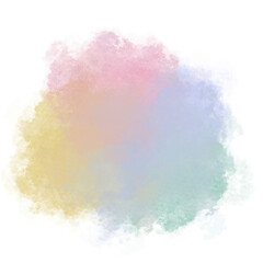 Fototapeta premium pastel watercolor stain paint