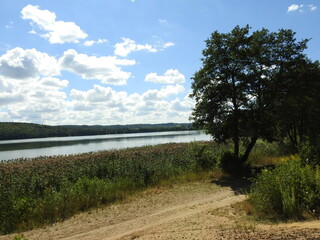 Fototapeta na wymiar Lake Lubowitskie in Poland