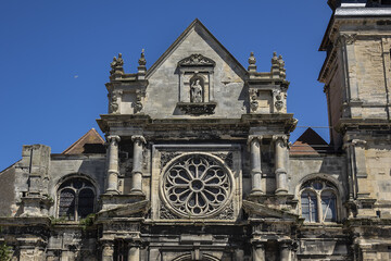 View of Saint-Remy Church. Construction of Saint-Remy Church (L'Eglise Saint-Remy de Dieppe) began...