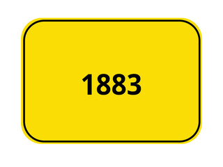Ortseingangsschild - 1883