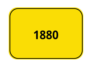 Ortseingangsschild - 1880