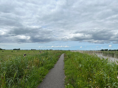 Path next to a canal around Baard