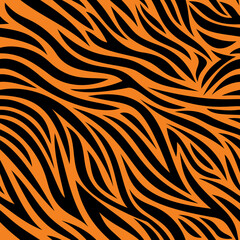 a seamless tiger stripes background vector illustration
