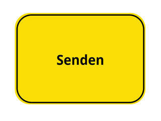 Ortseingangsschild - 