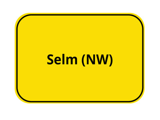 Ortseingangsschild - Selm NW