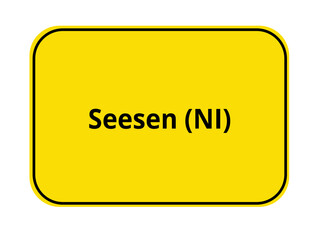 Ortseingangsschild - Seesen NI
