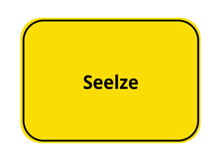 Ortseingangsschild - Seelze