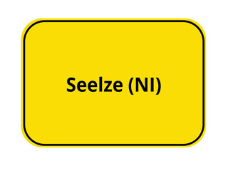 Ortseingangsschild - Seelze NI