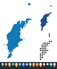 Set maps of Gotland island