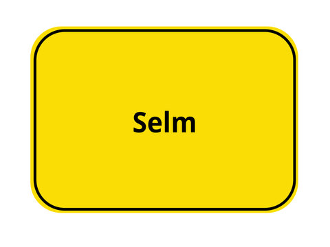 Ortseingangsschild - Selm