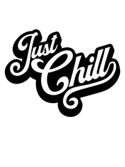 Just Chill Text Logo 
