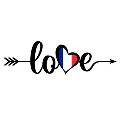 Love Flag of France