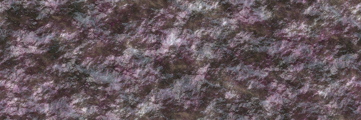 The wall is a texture of wet stone- 3d illustration