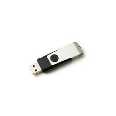 USB flash drive isolated on white background