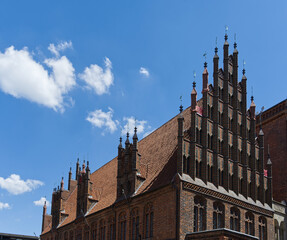 Historic building in Hannover (Hanover), Germany in beautiful weather