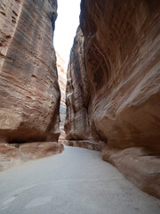 Siq de Petra, Wadi Musa, Jordania, Oriente Medio, Asia