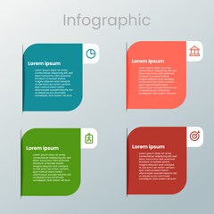 Infographic element can be used for workflow layout