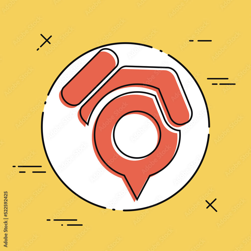 Poster position pointer icon