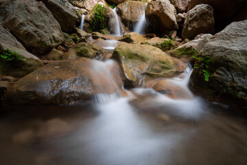 waterfall in butterfly valley