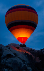 hot air balloon in cappadocia