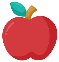 Red apple Cartoon icon