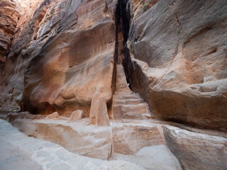 Siq de Petra, Wadi Musa, Jordania, Oriente Medio, Asia
