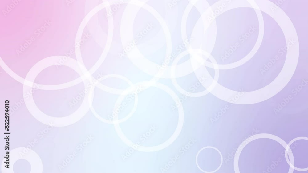 Aufkleber abstract light purple geometric background with exploding circles. looped seamless backdrop. motion 