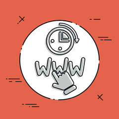 Web connection icon