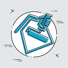 Painter roll symbol © Myvector