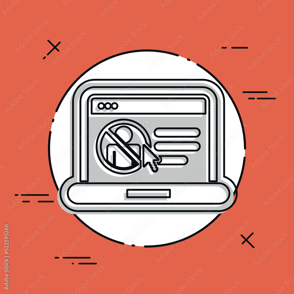 Poster computer access forbidden