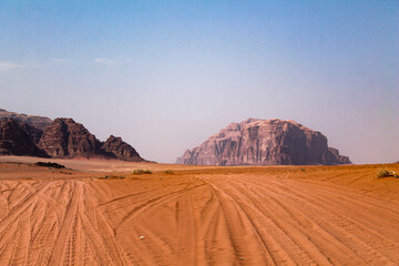 Fototapeta na wymiar Wadi Rum Mars