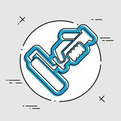 Painter roll icon © Myvector