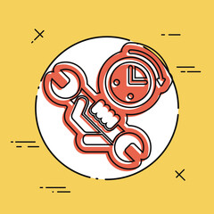 Assistance time icon