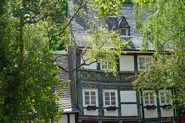 Fototapeta na wymiar Goslar am Harz Liebfrauenberg im Sommer