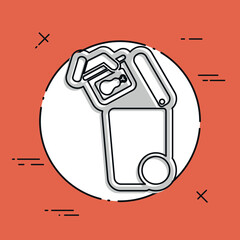 Separate waste collection icon