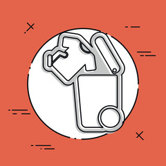 Separate waste collection icon