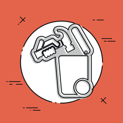 Separate waste collection icon