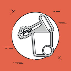 Separate waste collection icon