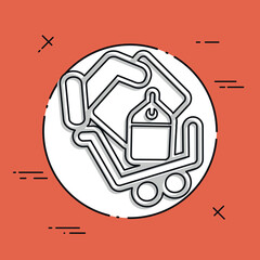 Shopping cart icon