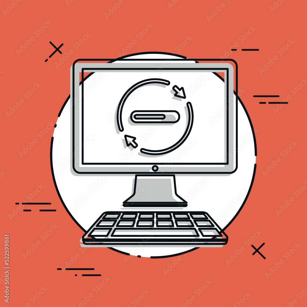 Poster bar progress computer icon