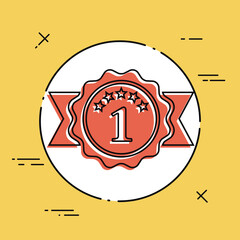 Number one symbol icon