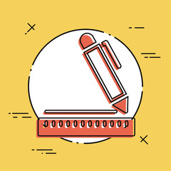 Fototapeta premium Project design concept icon