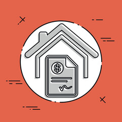 Home cost icon - Dollar